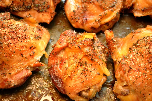 Herb baked chicken